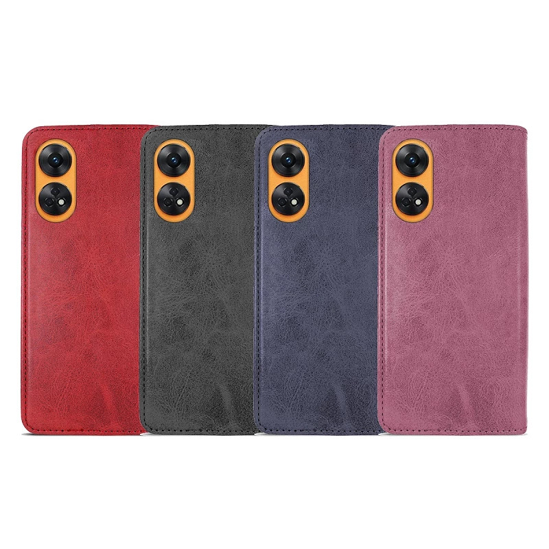 Funda Tapa con Tarjetero Oppo Reno 10 Polipiel - 4 Colores