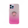 Funda Silicona Brillante iPhone 15 con Imán y Soporte de Anilla 360 5 Colores