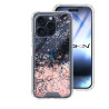 Funda Gel transparente purpurina iPhone 15 Pro 4 -Colores