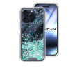 Funda Gel transparente purpurina iPhone 15 Pro 4 -Colores