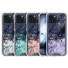 Funda Gel transparente purpurina iPhone 15 Plus 4 -Colores