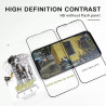 Cristal templado Mate Anti-Manchas 5D iPhone 15 Plus Color Negro