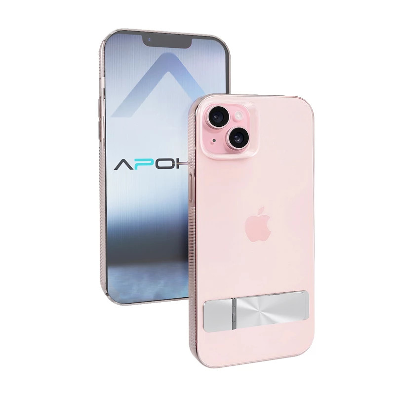 Funda transparente ABR con Soporte para iPhone 14 Plus