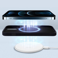 Funda Premium Transpartente Borde Color Magsafe para iPhone 15 6-Colores