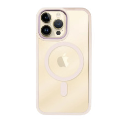 Funda Premium Transpartente Borde Color Magsafe para iPhone 15 Plus 6-Colores