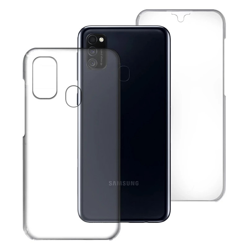 Funda Doble Samsung Galaxy M21 / M30S Silicona Transparente Delantera y Trasera
