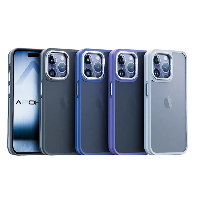 Funda Premium Smoked Aluminio para Iphone 14 Pro 6-Colores