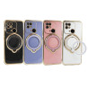 Funda Silicona Con Soporte Plegable Cromado para Xiaomi Redmi 10C - Colores