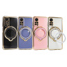 Funda Silicona Con Soporte Plegable Cromado para Xiaomi Redmi Note 11/11s - 4 Colores