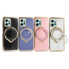 Funda Silicona Con Soporte Plegable Cromado para Xiaomi Redmi Note 12 4G - 4 Colores
