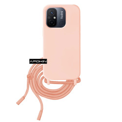 Funda suave con Cordon Xiaomi Redmi 12C 5-Colores
