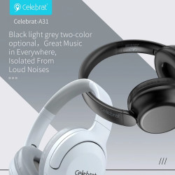 Auriculares Bluetooth Celebrat A31 Diadema 2-Colores