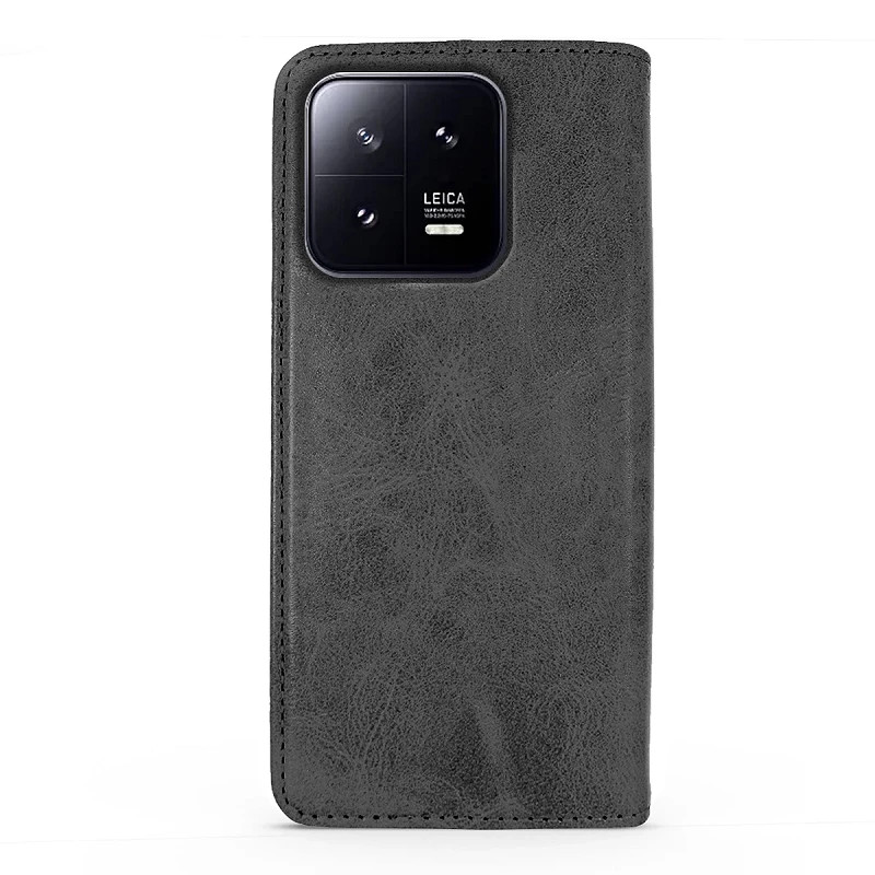 Funda Tapa con Tarjetero Xiaomi Mi 13T/T Pro Polipiel - Negro