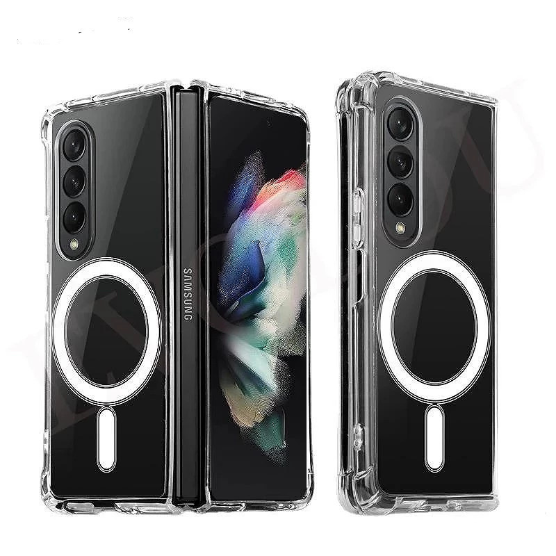 Funda transparente Premium con MagSafe para Samsung Galaxy Z Fold 5