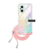 Funda Gel transparente con Cordón Oppo Reno 8 Lite 4-Colores