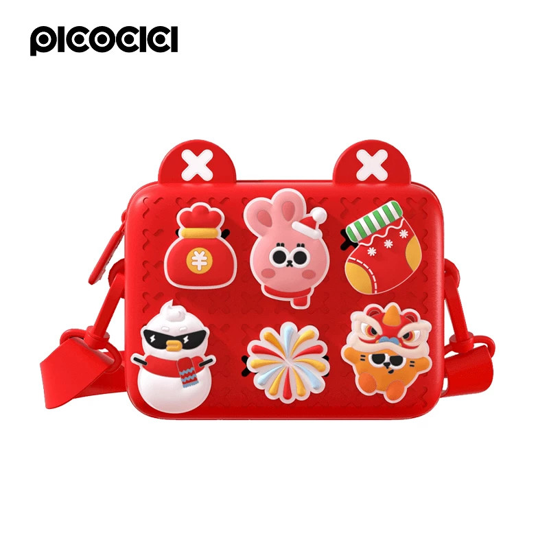 Picocici Bolso de Silicona Infantil K10 Rojo