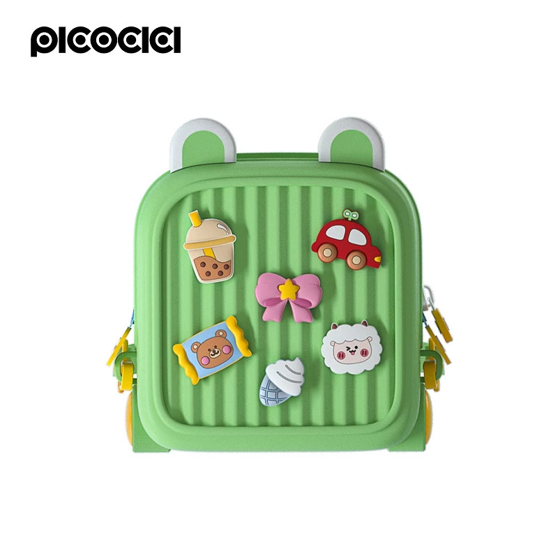 Picocici Mochila de Silicona Infantil K32 Verde