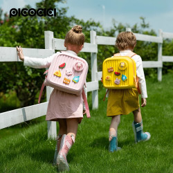 Picocici Mochila de Silicona Infantil K33 Grande Rosa