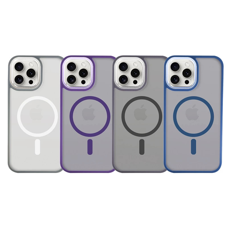 Funda Premium Smoked Magsafe Aluminio para Iphone 14 Pro 4-Colores