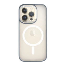 Funda Premium Smoked Magsafe Aluminio para Iphone 15 Pro 4-Colores