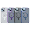 Funda Premium Smoked Magsafe Aluminio para Iphone 15 Plus 4-Colores