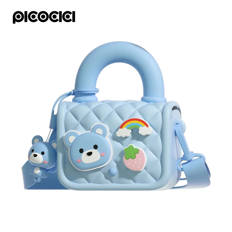 Picocici Bolso de Mano Silicona Infantil K32 Azul