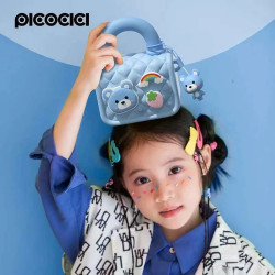 Picocici Bolso de Mano Silicona Infantil K32 Azul