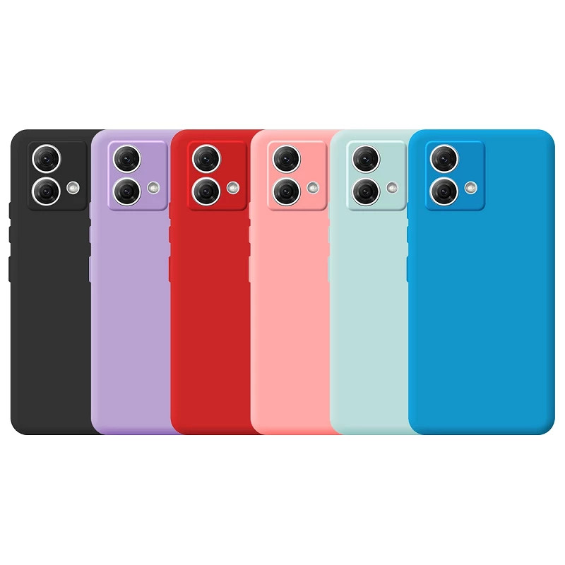 Funda Silicona Suave Moto G84 5G- 7 Colores