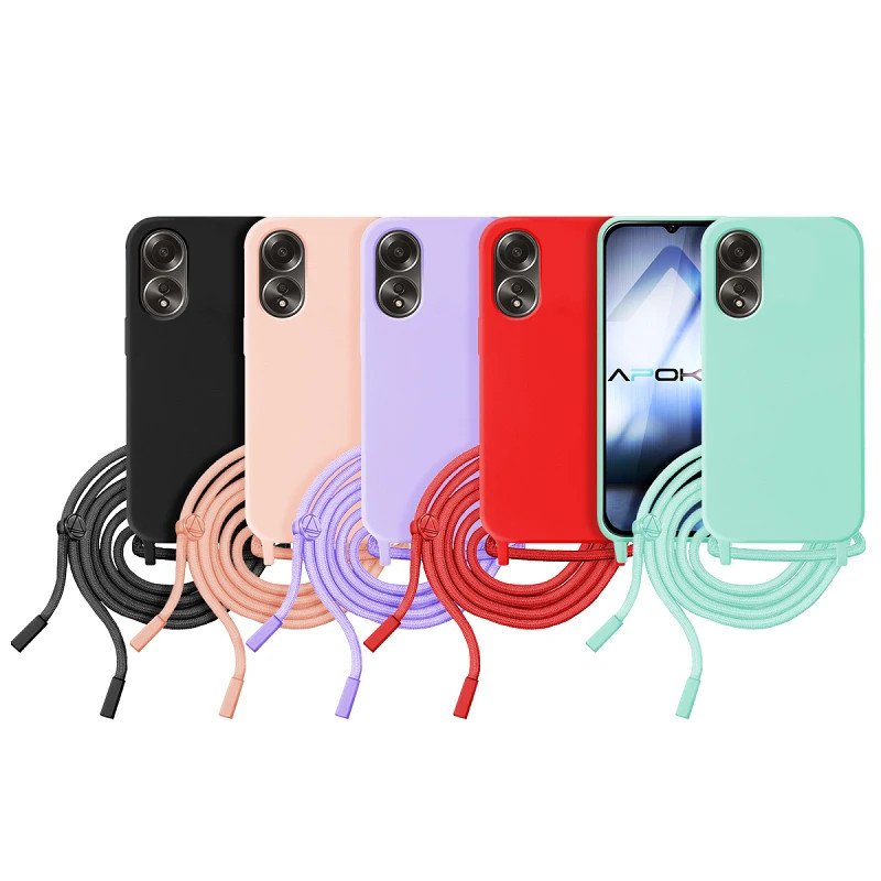 Funda suave con Cordon Oppo A38 5-Colores