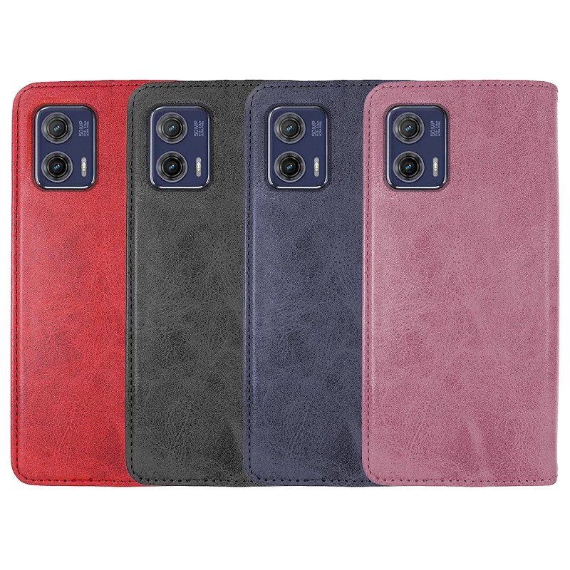 Funda Tapa con Tarjetero Moto G73 Polipiel - 4 Colores