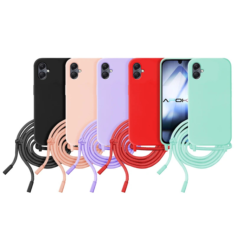 Funda suave con Cordon Samsung Galaxy A05 5-Colores