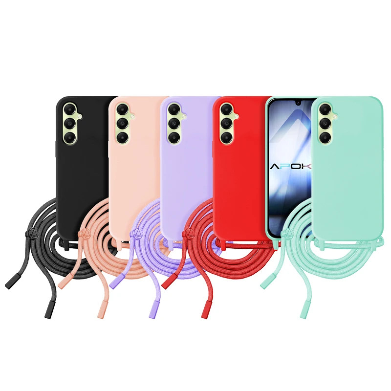 Funda suave con Cordon Samsung Galaxy A05S 5-Colores