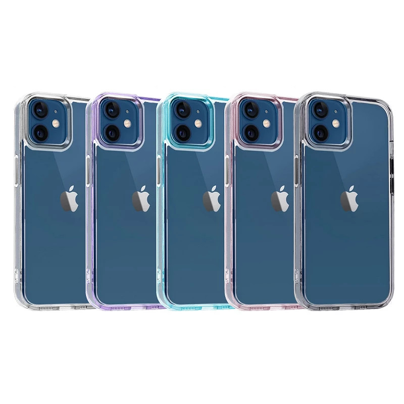 Funda Acrílica Transparente para iPhone 12/12 Pro 5-Colores