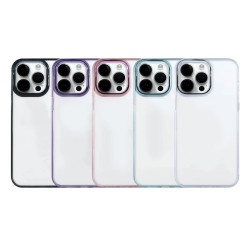 Funda Acrílica Transparente para iPhone 15 Pro 5-Colores
