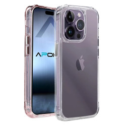 Funda Silicona iPhone 14 Pro Transparente 3.3MM Extra Grosor