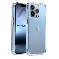 Funda Silicona iPhone 13 Pro Transparente 3.3MM Extra Grosor