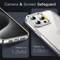 Funda Silicona iPhone 13 Pro Transparente 3.3MM Extra Grosor