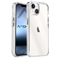 Funda Silicona iPhone 13/14 Transparente 3.3MM Extra Grosor