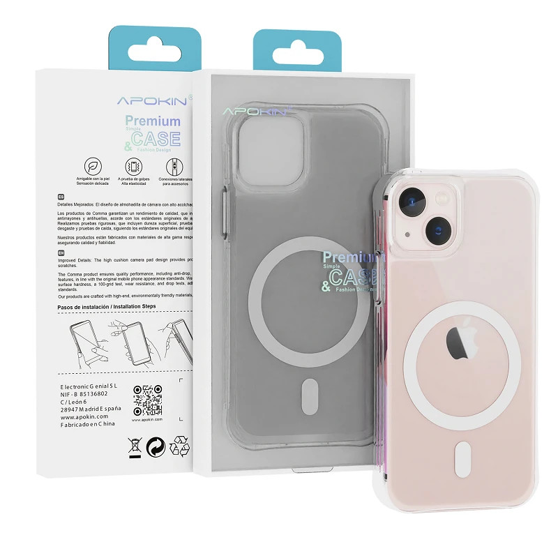 Funda Transparente 3.3mm MagSafe para iPhone 14/13