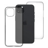 Funda Doble iPhone 15 Silicona Transparente Delantera y Trasera