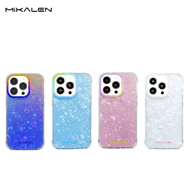 Mikalen Funda Premium Perla para iPhone 13 Pro Max
