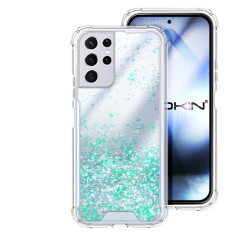 Funda Gel transparente purpurina Samsung S21 Ultra 4 -Colores