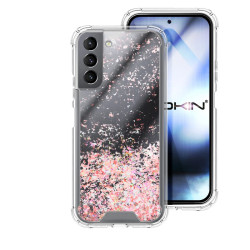Funda Gel transparente purpurina Samsung S21 Plus 4 -Colores