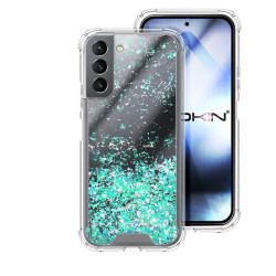 Funda Gel transparente purpurina Samsung S21 Plus 4 -Colores