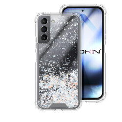 Funda Gel transparente purpurina Samsung S21 Plus 4 -Colores