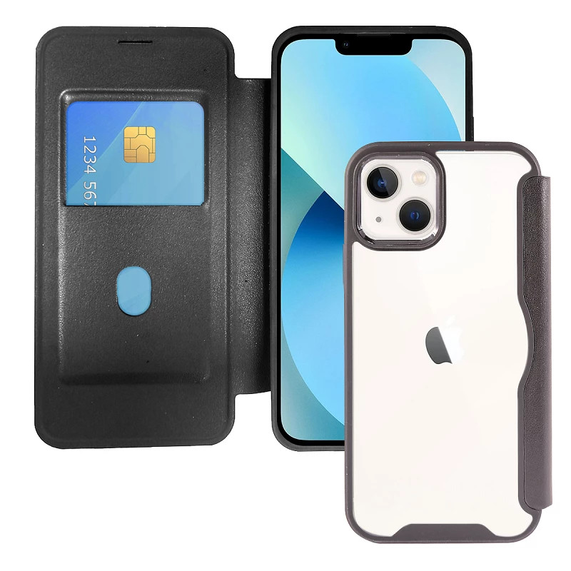 Funda de Tapa Magnetica con Tarjetero iPhone 15
