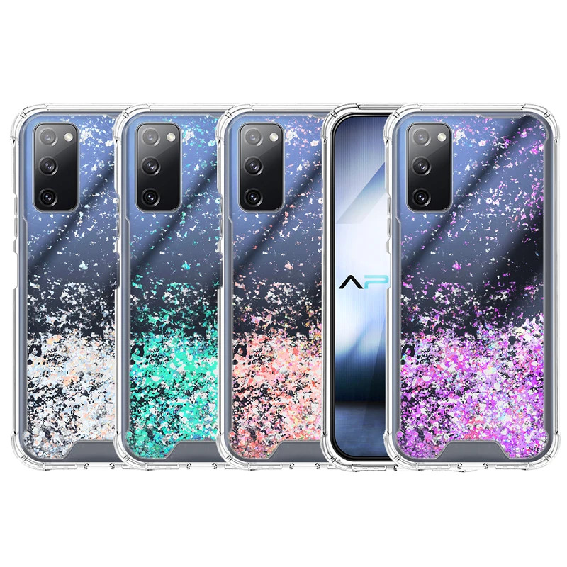 Funda Gel transparente purpurina Samsung S20 FE 4 -Colores