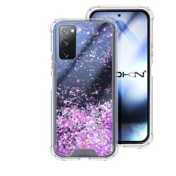 Funda Gel transparente purpurina Samsung S20 FE 4 -Colores