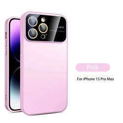 Funda Silicona Mate Cubre Cámara para iPhone 15 Pro Max en 6-Colores