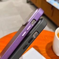 Funda Silicona Mate Cubre Cámara para iPhone 15 Pro Max en 6-Colores